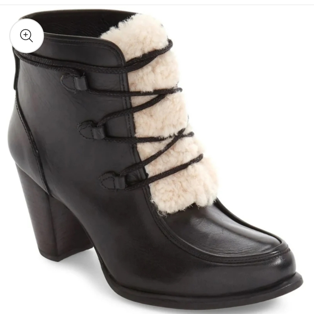Ugg Analise Exposed Fur Boot SN 1013676 Leather Designer #135